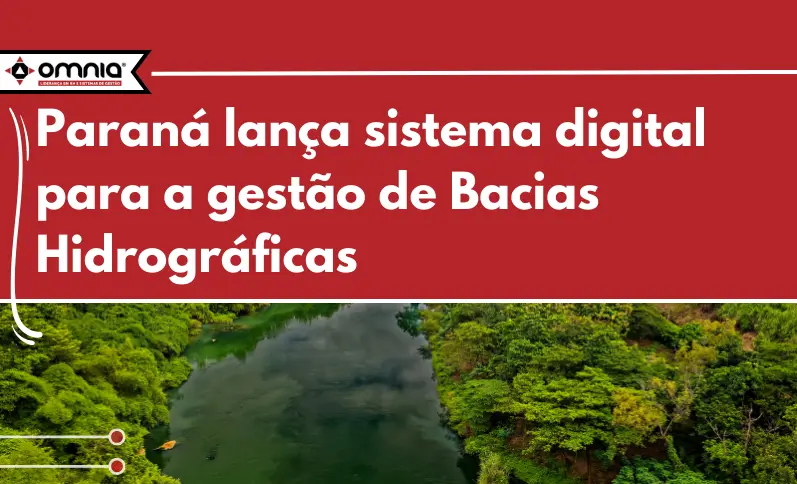Foto de um rio cercado por árvores.